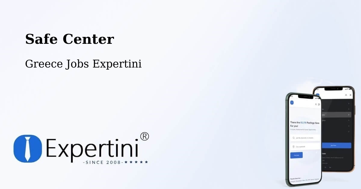 Safety Center – Platý - Greece Jobs Expertini